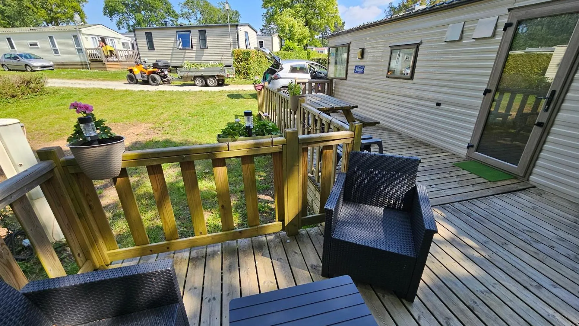 Mobilhome Tout Confort 4 Pers 2 Chambres N10 Camping Paradis Le Pouldu 克拉斯卡诺特