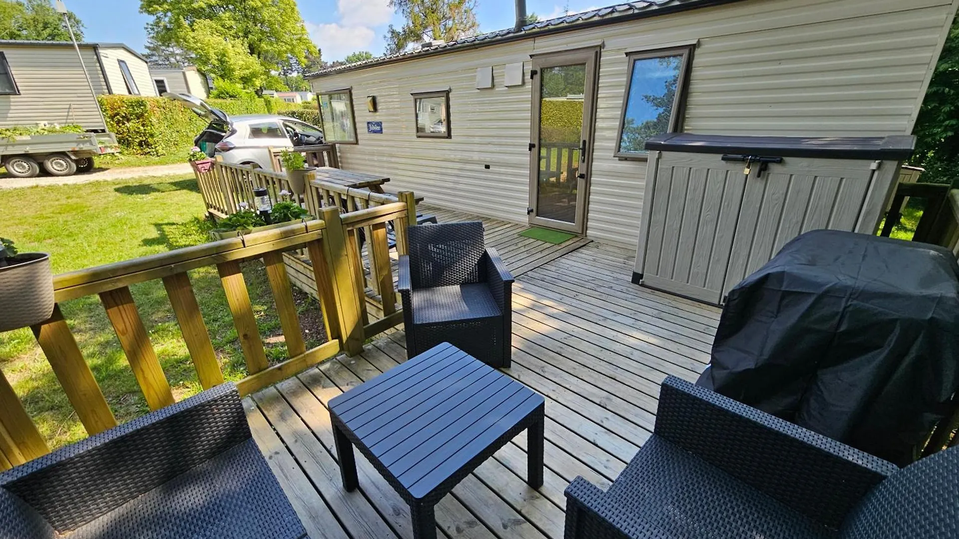 Mobilhome Tout Confort 4 Pers 2 Chambres N10 Camping Paradis Le Pouldu 克拉斯卡诺特 营地